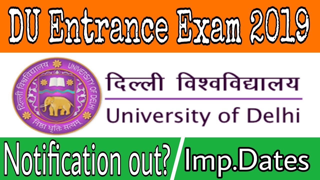 Delhi University (DU) Notification 2019 |Delhi University admission 2019| BobbyYadav