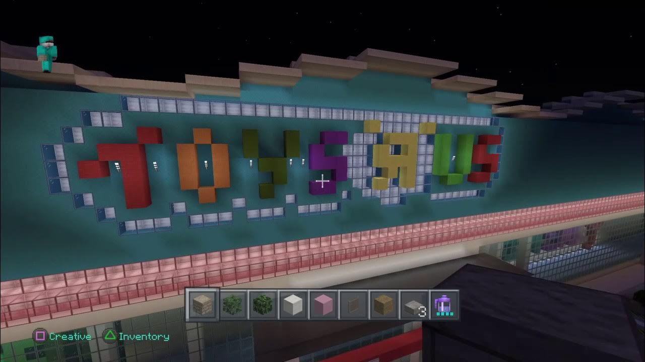MINECRAFT TOYS R US ( RETAIL PARK ) YouTube