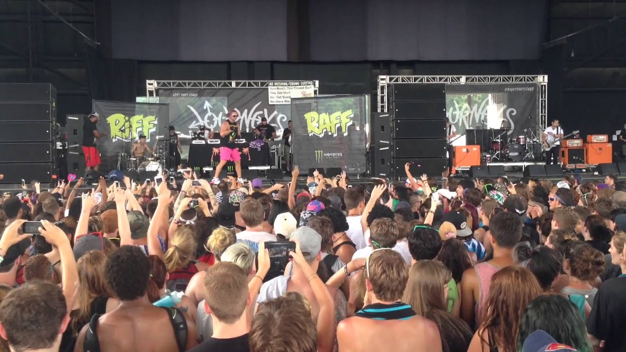 Riff Raff Live Virginia Beach Warped Tour 2015 - YouTube