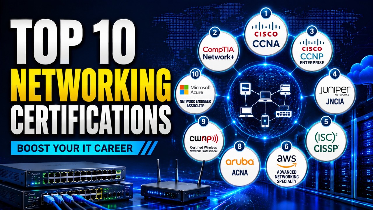 Top 10 Networking Certifications in 2026 | Best Certifications for ...