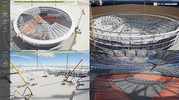 BEXEL Manager – Advanced 4D & 5D Visualizations for National Football Stadium