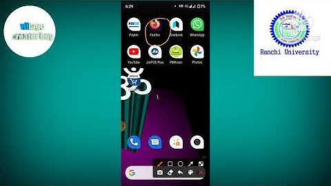 sem 6 exam form ranchi university BA Bsc B Com