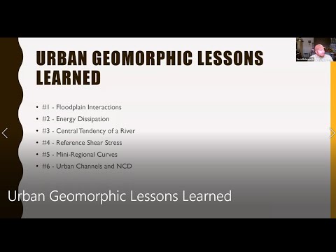 Urban Geomorphic Lessons Learned