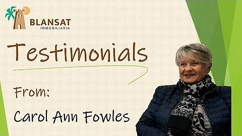 Testimony of Carol Ann Fowles