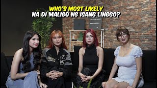 (Who's most likely to?) Rojean Delos Reyes, Bianca Yao, Een Mercado, Ann Mateo