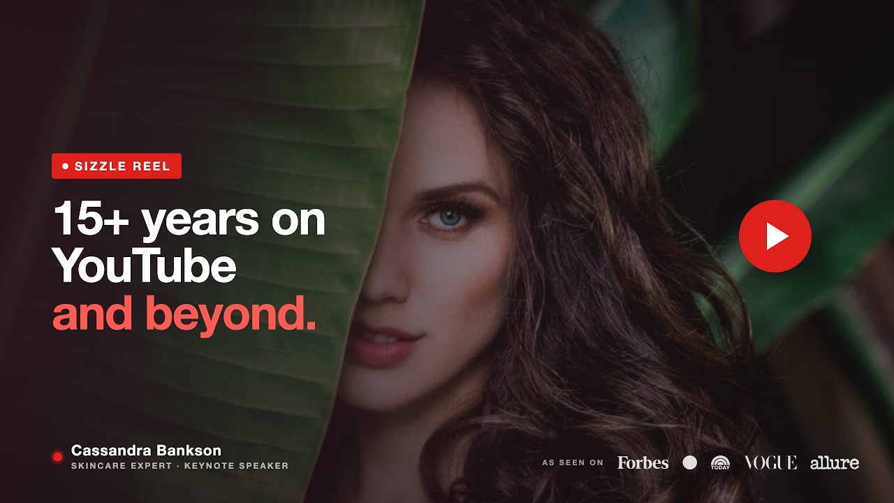 Watch the Cassandra Bankson speaker sizzle reel