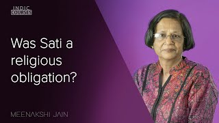 Download Lagu Was Sati a religious obligation? - Meenakshi Jain - #IndicCourses MP3