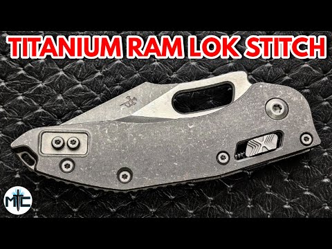 Microtech Titanium RAM LOK Stitch Folding Knife - Overview and Review