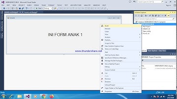 Menu MDI Parent dan MDI Child di VB.NET