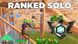 Elite Ranked Solo on Fortnite Mobile... (90 FPS Gameplay)