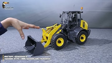 LESU 1/14 scale Wheeled RC Hydraulic Loader WA100M-8 | Full Review