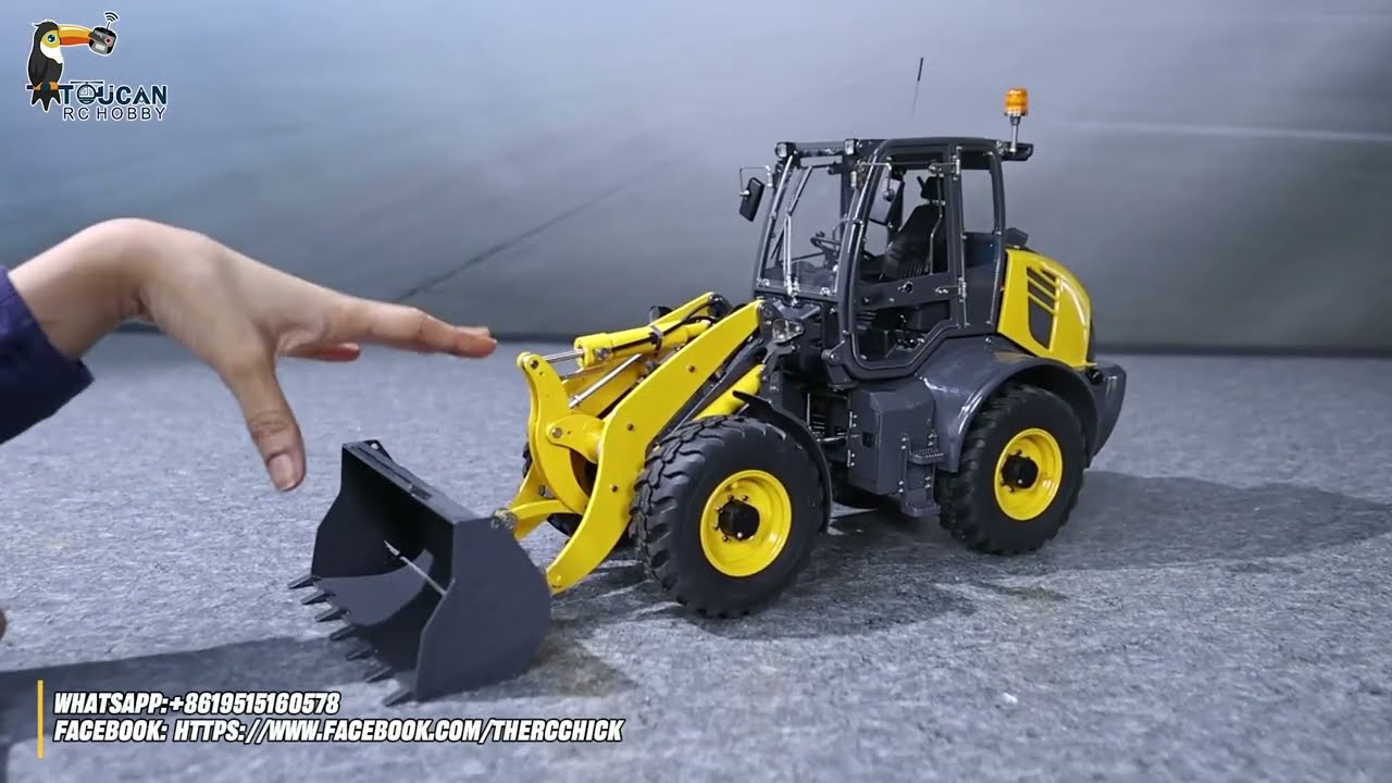 LESU 1/14 scale Wheeled RC Hydraulic Loader WA100M-8 | Full Review