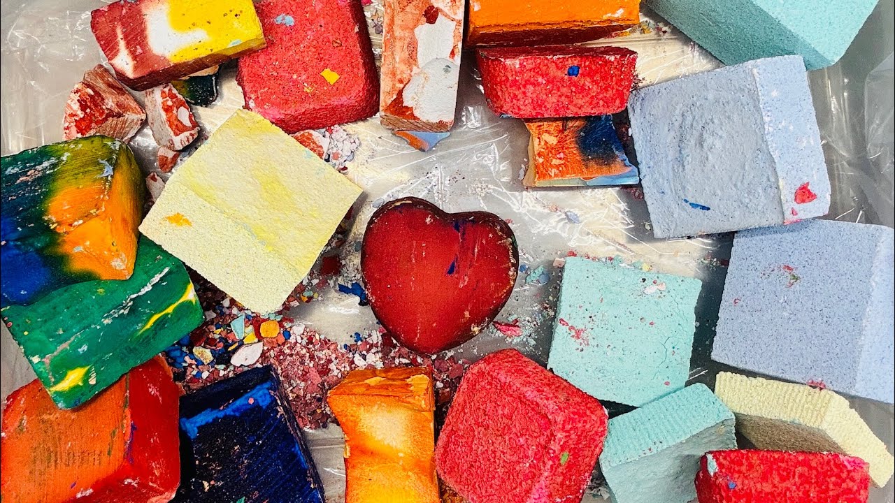 Dyed Gym Chalk Blocks - YouTube