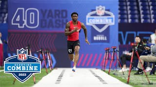 Wide Receivers Run the 40Yard Dash at 2023 NFL Combine