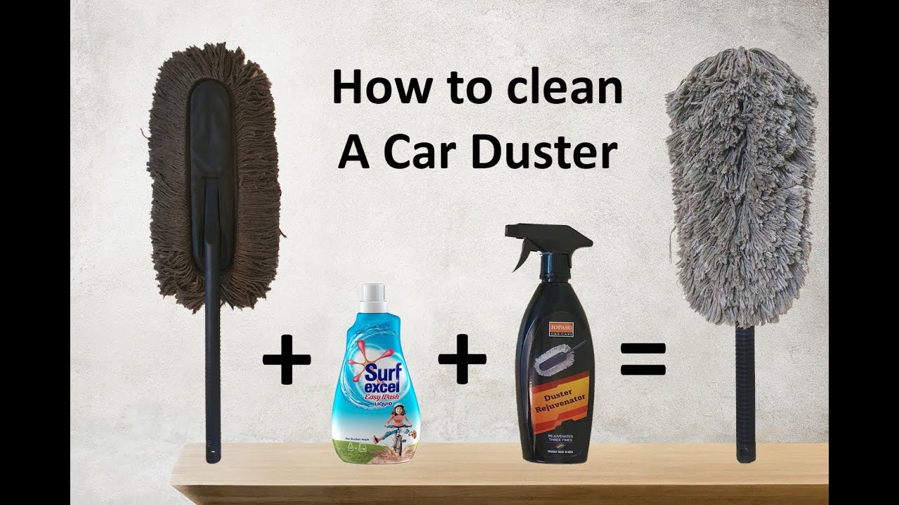 Aksmit Jopasu Car Duster, Dust Cleaning Brush, Microfiber Flexible Duster  Car Wash