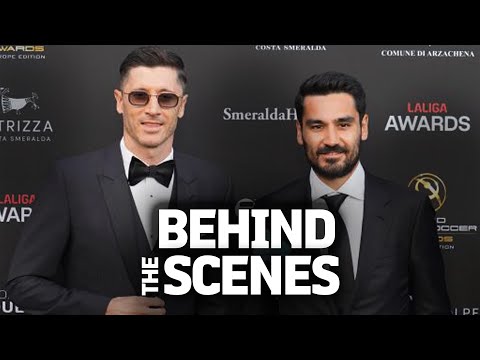 LEWANDOWSKI & GÜNDOGAN WINNERS AT THE LALIGA AWARDS | FC BARCELONA ????????