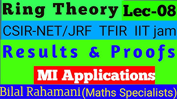 Ring Theory Lec-08 | Cancellation Law | Integral Domain | Results & Proofs | Modern Algebra |