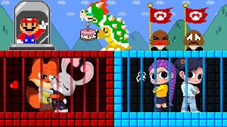 R.I.P Mario: Kpop Hunster and Zootopia in Hot vs Cold Prison Challenge!
