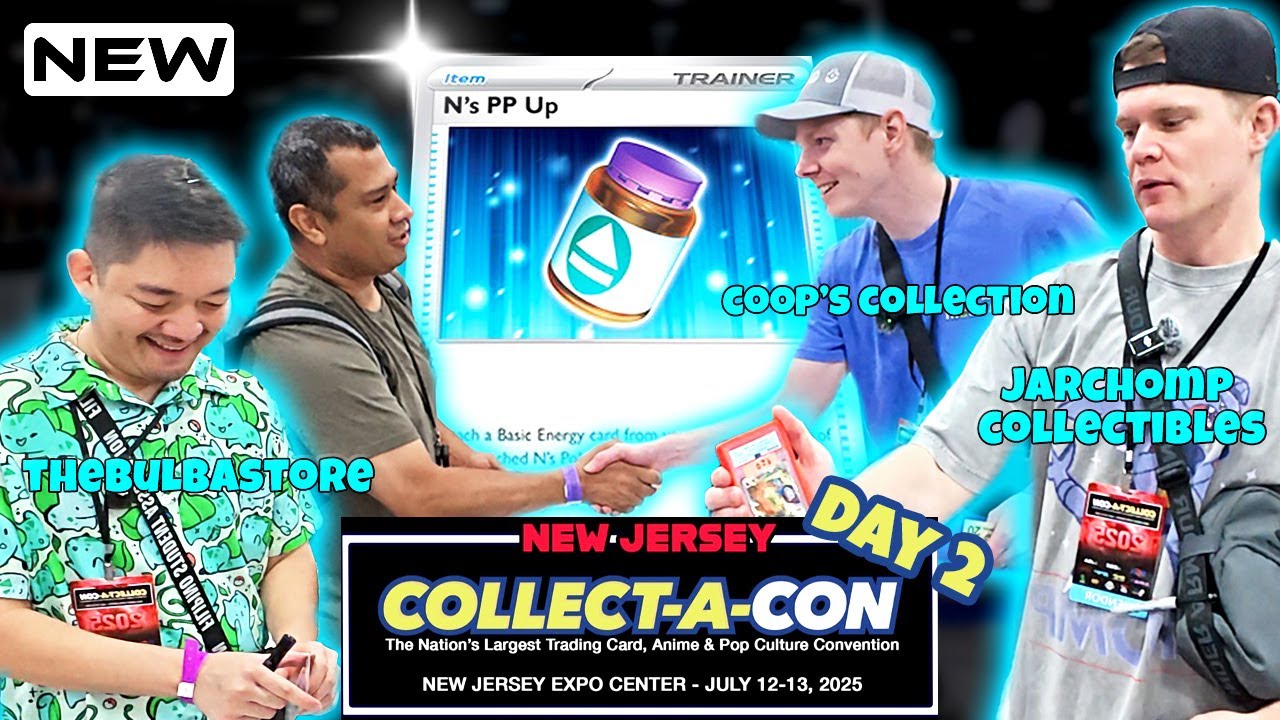 Meeting My Favorite Pokemon Vendors | Day 2 New Jersey Collect A Con #wholesome #pokemon #cardshow
