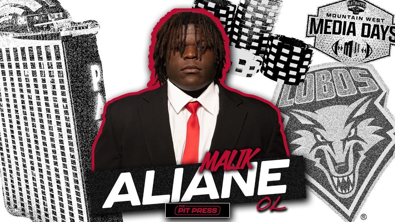 New Mexico's Malik Aliane - O-Line - 2026 Mountain West Football Media Day