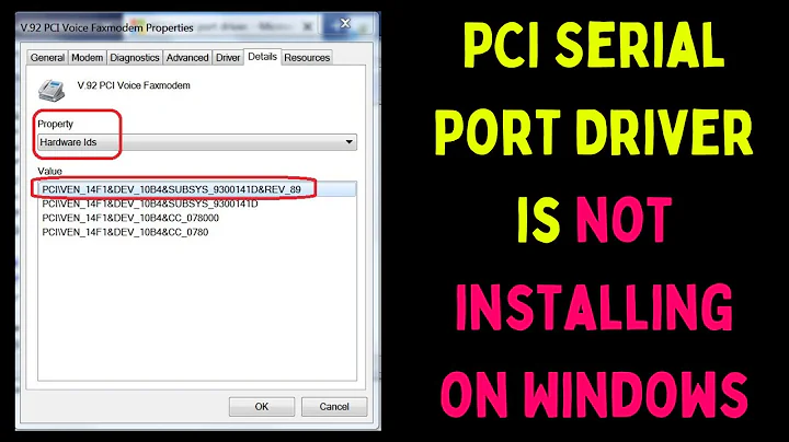 How to Fix PCI Serial Port Driver Is Not Installing on Windows 11