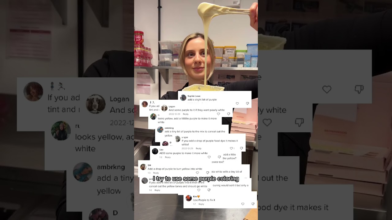 Making Chocolate WHITE? 🤔 #shorts #tiktok #viral #baking #satisfying #learning #funny