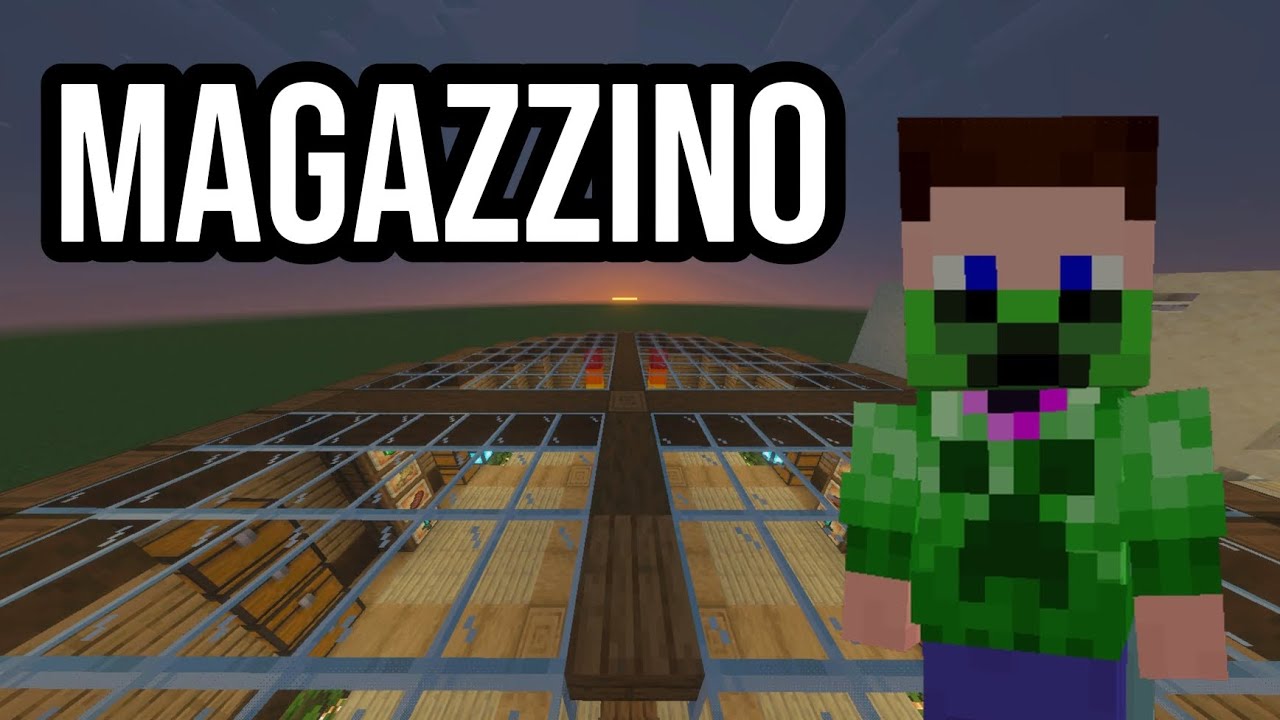 COME COSTRUIRE UN MAGAZZINO SU MINECRAFT - Minecraft Tutorial Ep. 3 ...