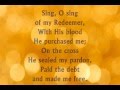 I will sing of my redeemer with lyrics by fernando ortega