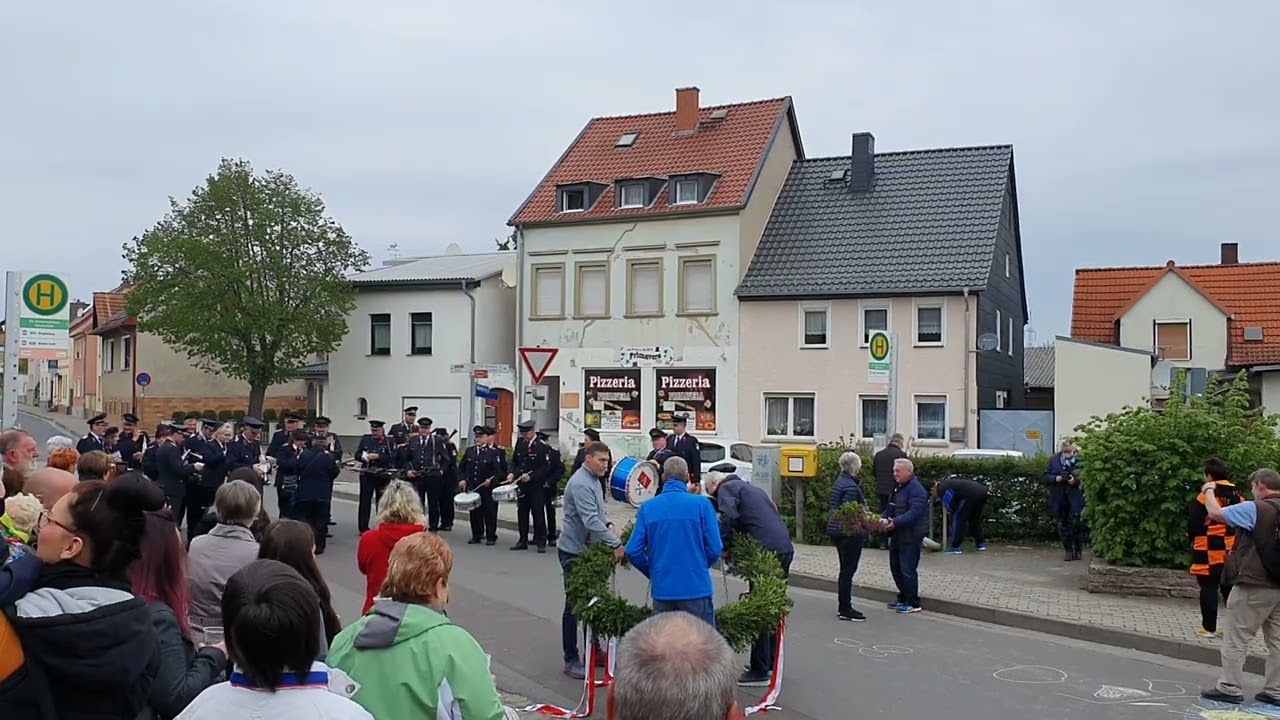 Schalmeienkapelle Groß Ammensleben 2022 Maibaum holen