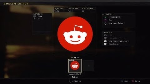 BO4 Emblem Tutorial: Reddit Logo