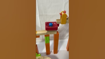 Educational toy ☆ Wonder World Trix Track ☆ Marble Run ASMR ☆Blue ball #asmr #marblerun