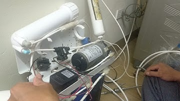 Cách đấu điện máy lọc nước