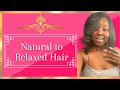 Done Being Natural|Relaxing My Natural Hair After 1 Year!