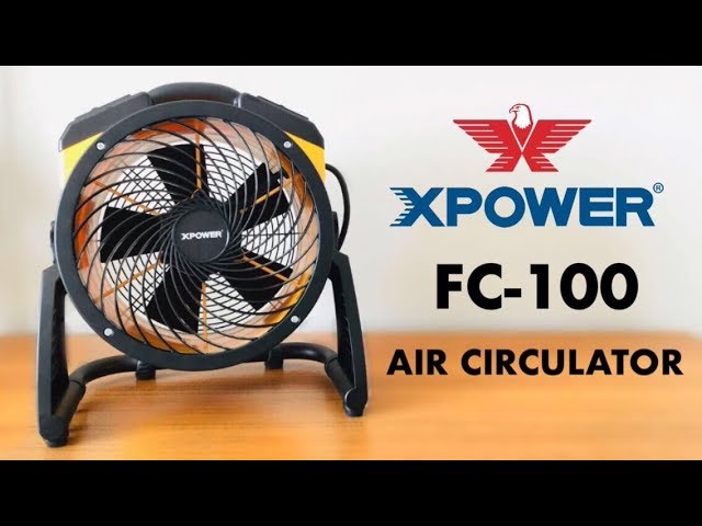 XPOWER FC-300/300S Professional Grade Air Circulator Utility