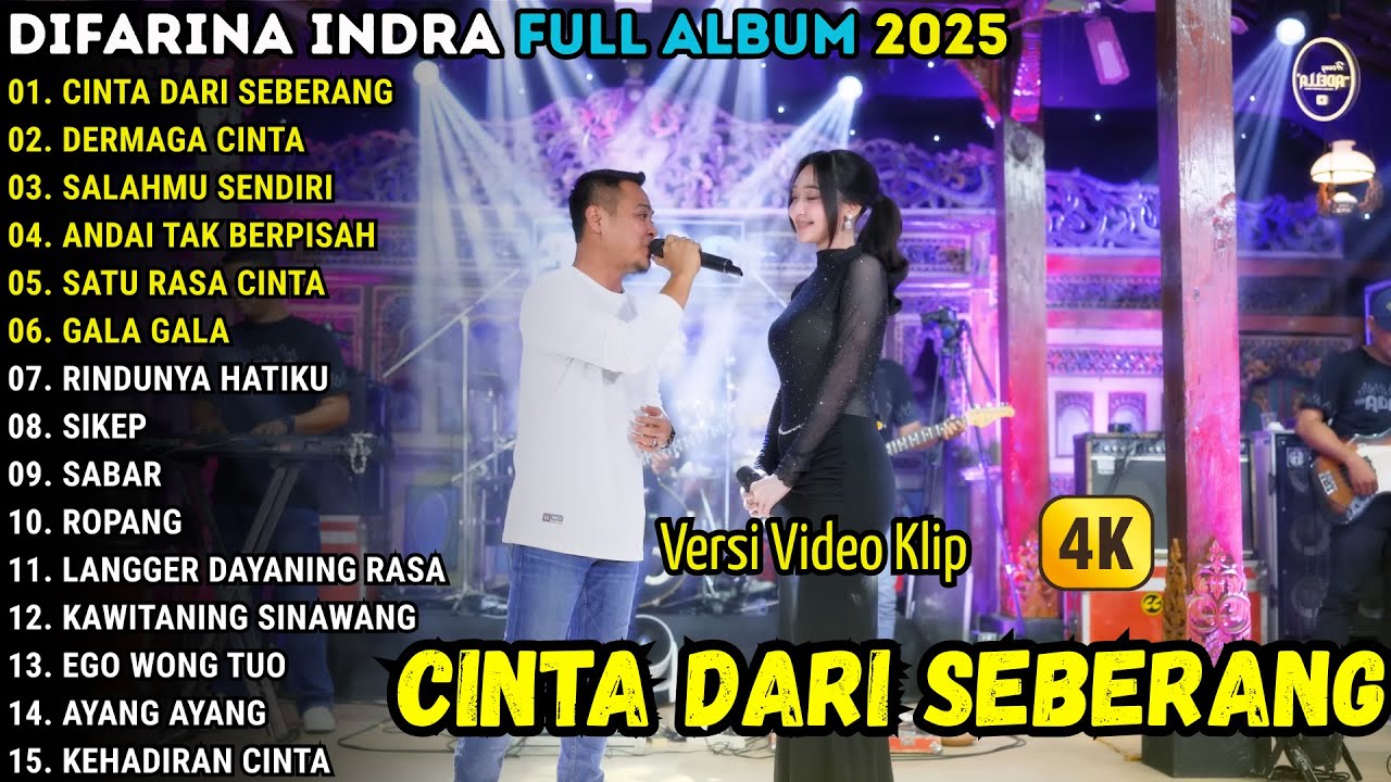 DIFARINA INDRA TERBARU  - CINTA DARI SEBERANG - DERMAGA BIRU || OM ADELLA FULL ALBUM 2025