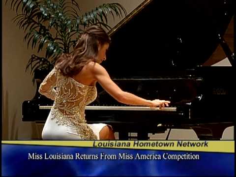 Miss Louisiana Returns From Miss America Pageant