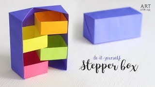 DIY Secret Stepper Box | Paper Craft | Secret Box