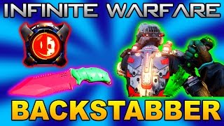 Infinite Warfare: HOW TO GET EASY BACK STABBER MEDALS - Get 80 knife kills from behind!