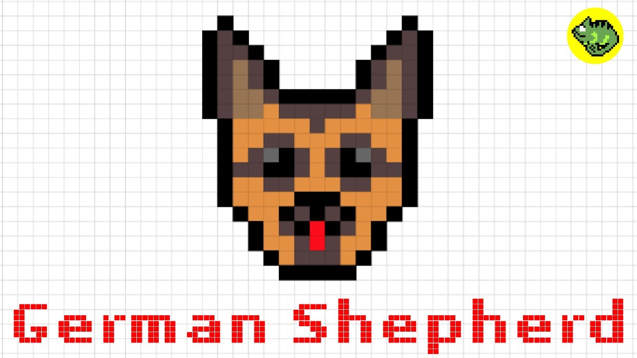 Cute Puppy Pixel Art Grid - Pixel Art Grid Gallery