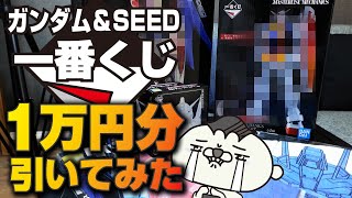 ガンダム＆SEED一番くじを1万円分引いてみた。はたしてガンプラ以上のクオリティなのか！？