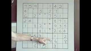 Sudoku.Tutorial #4   Horizontal blocks with Ram. screenshot 5