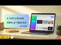 Canva Design Tips and Tricks || ক্যানভা ডিজাইনের টিপস এবং কৌশল  || How to use Canva || Part - 3