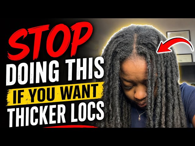 STOP Doing This If You Want Thicker Locs ❌ - YouTube