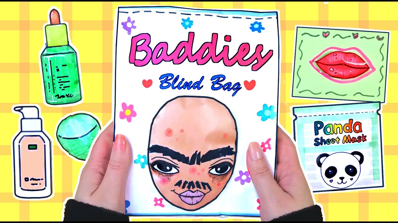 🌈Paper diy🌈 Roblox Skincare Baddie Blindbag 로블록스 블라인드백 #satisfying #asmr #makeup