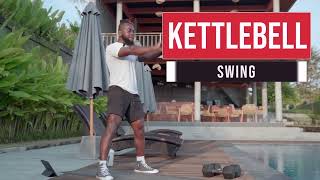 How to properly do a kettlebell swing, catch, squat | kettlebell swing catch squat | swing workout