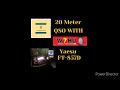 20M QSO with W7HU