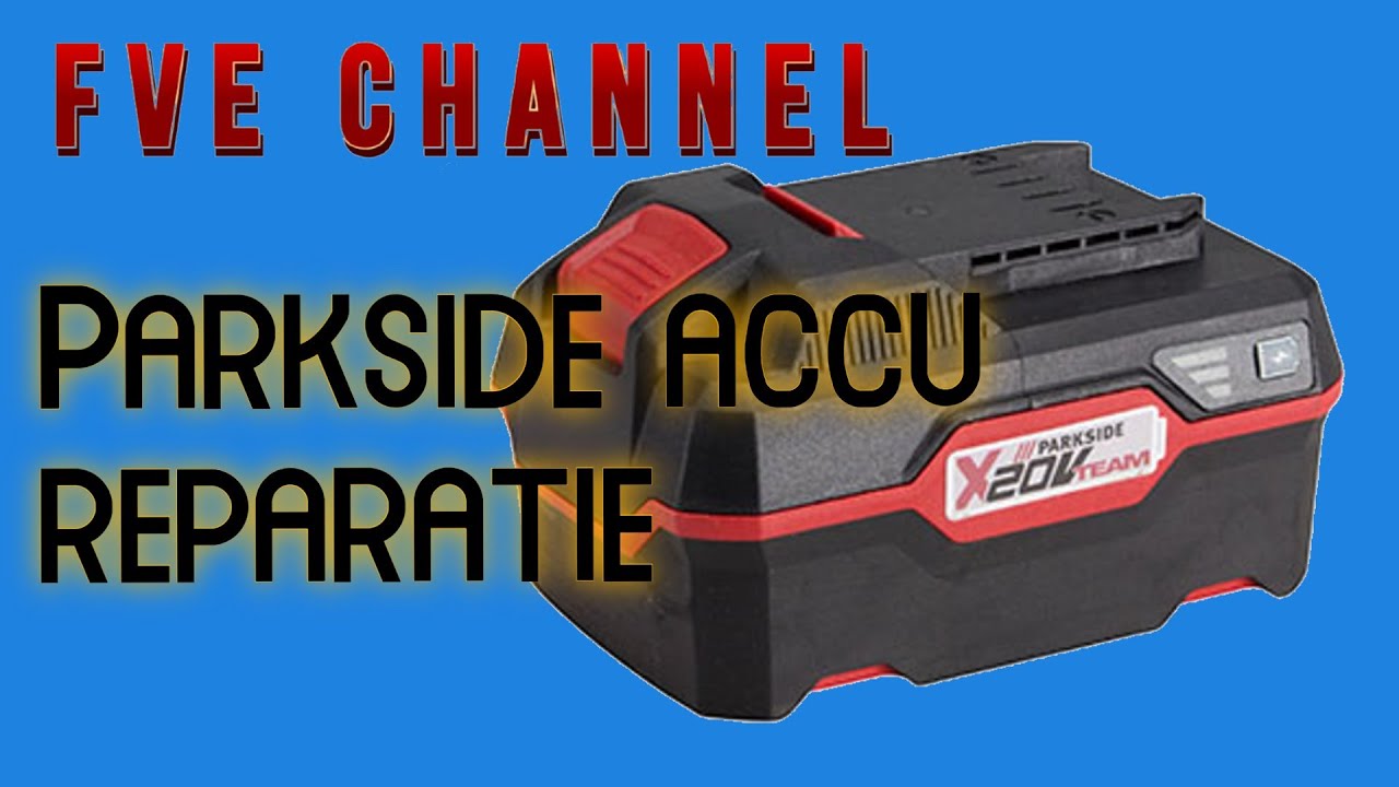 Versterker scheiden Gentleman vriendelijk Parkside Accu Reparatie - YouTube