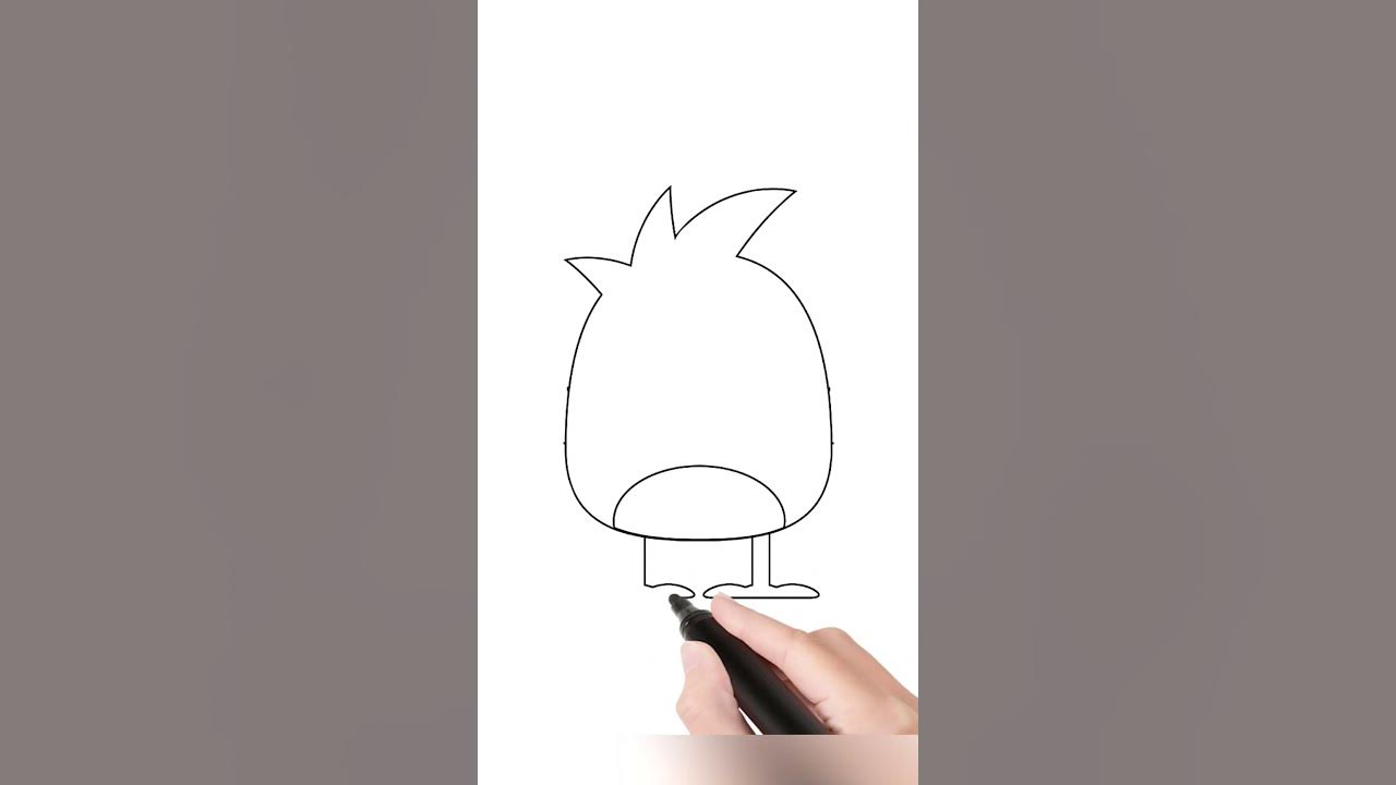 Easy drawing. How to draw a chiken.#youtubeshorts - YouTube