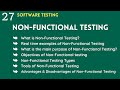 QA manual testing tutorial for beginners | what is non functional testing in manual testing