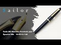 Sailor Fountain Pen Profit Fude DE Mannen Navy "ふでDEまんねん" Special Nib 10-0212-740 #shorts a-33